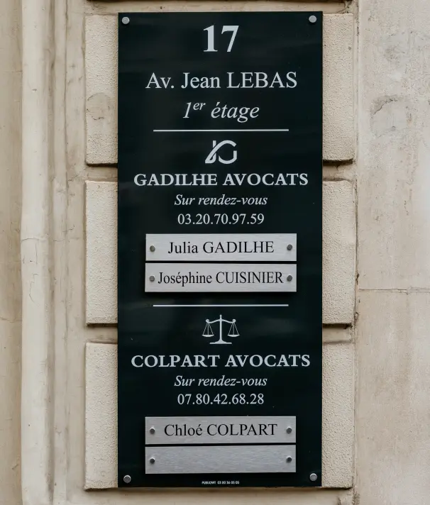 Le cabinet Gadilhe Avocats : droit de la famille et droit pénal à Roubaix